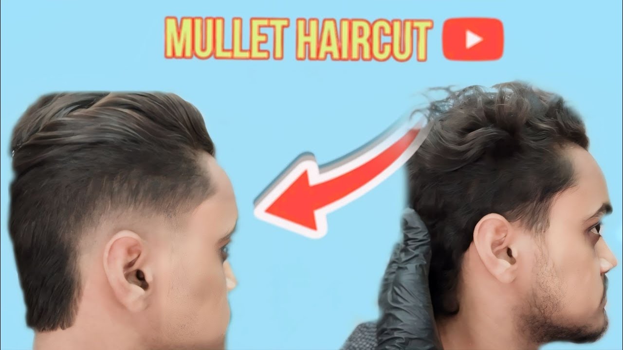 mullet Haircut super Fade 😧✂️🔥2024