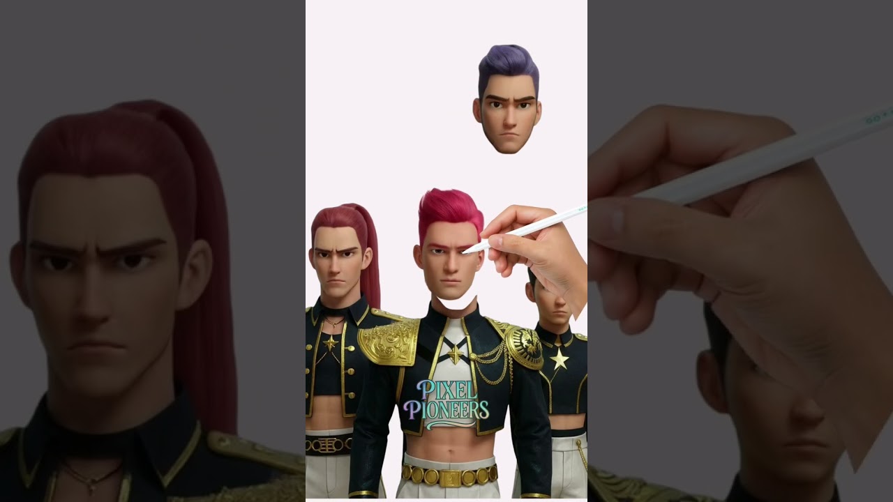 golden hunter/kpop demon hunter boys