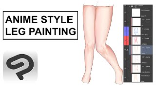 How I Paint Anime Legs
