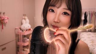 100% Sleepy ASMR 💤 Slow Mouth Sounds & Brush Mic Ear Massage