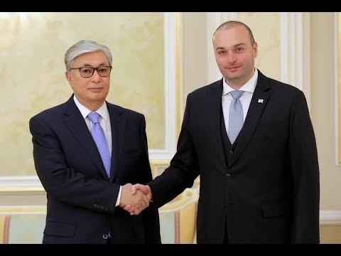 შეხვედრა ყაზახეთის რესპუბლიკის  პრეზიდენტთან
