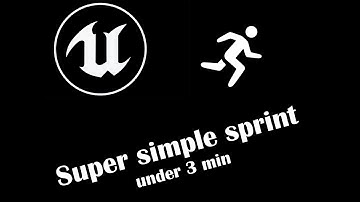 Super simple sprint in UE5 with zoom effect in under 3 minutes