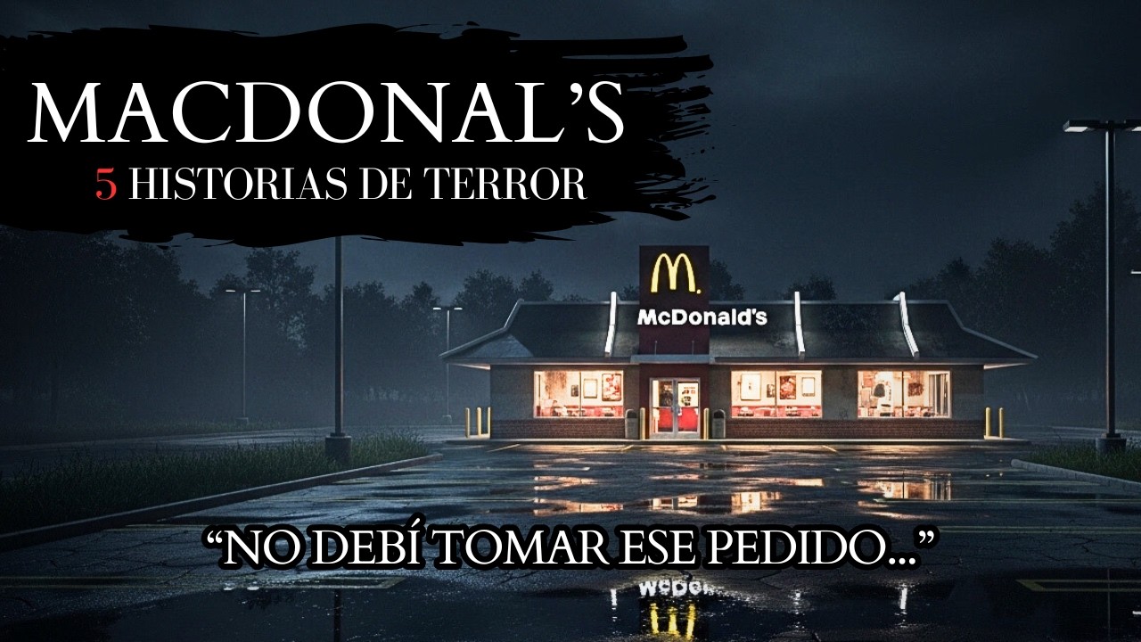 4 Historias REALES de TERROR en McDONALD’S de Madrugada | Relatos de Terror