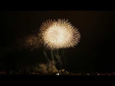 【4K】2016 土浦全国花火競技大会 71 田熊火工「寄りそえる花火」