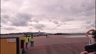 Dala Airport 50 år 2 Juli 2022 Saab Viggen har aero show