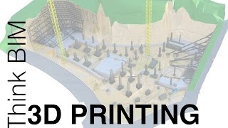 3D printing - unique benefits of models for schools, airports &amp; bridges for BIM Managers