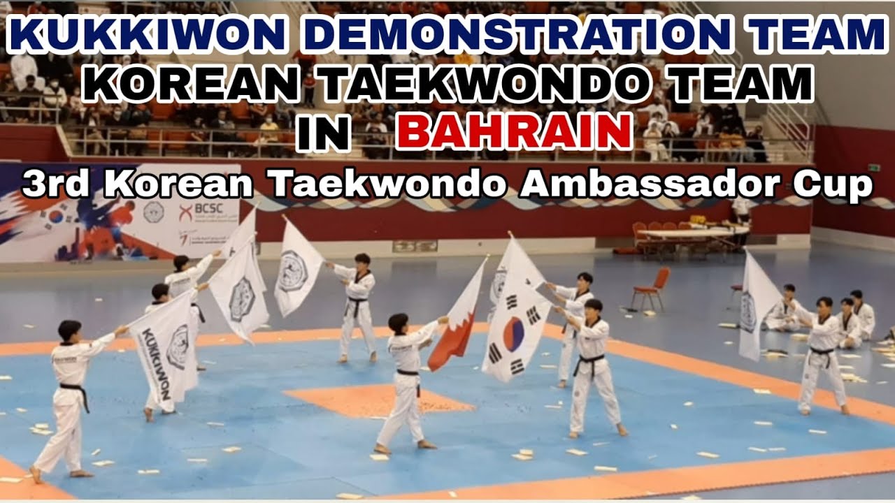 Kukkiwon Demonstration Team 국기원，国技院 | World Taekwondo Demonstration Team perform in BAHRAIN