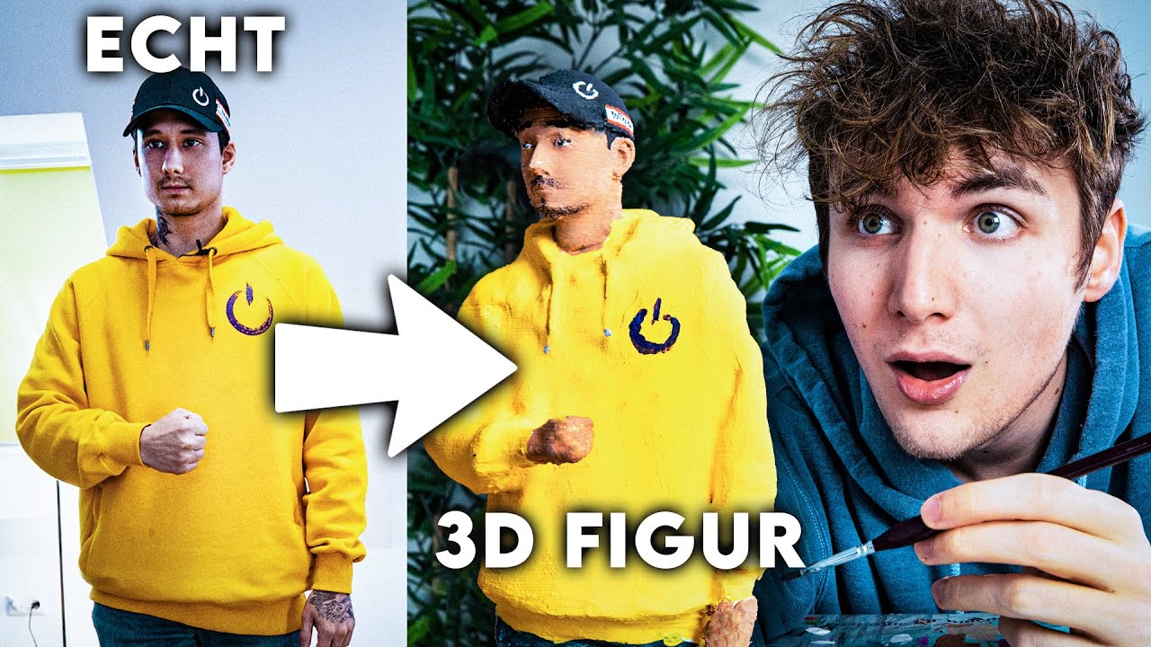 YouTubern eigene 3D FIGUR schenken (mit Ju, Rewi & Sturmwaffel)
