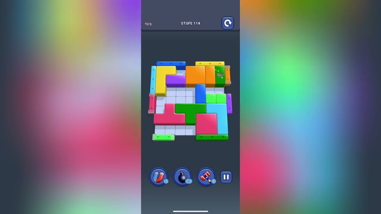 Shape Escape Level 110, 111, 112, 113, 114, 115, 116, 117, 118, 119, 120, 121, 122, 123, bis 140 