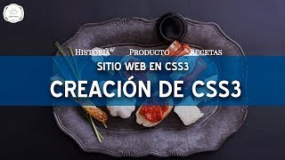 #3 Sitio Web con CSS3 | Creación de CSS base página principal