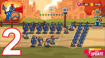 Stick War 2 : Battle Of Legions - Gameplay Walkthrough Level 20 - 35 Part 2 (android)