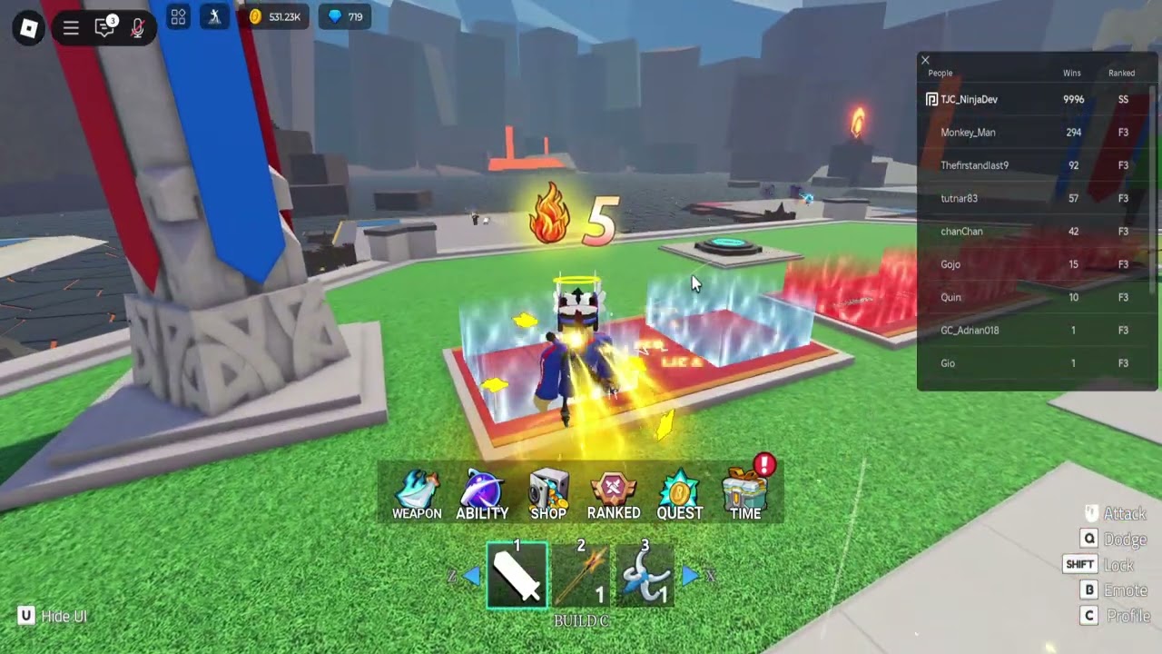 Roblox Duel Warriors I Reached 10k Wins!!!