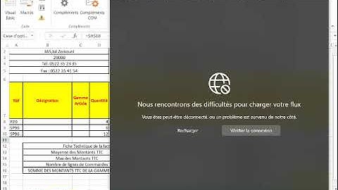 EXCEL  Fonction Recherchev, Index,  Equiv et  Si Imbriquée + Nomination  des champs Vidéo 1