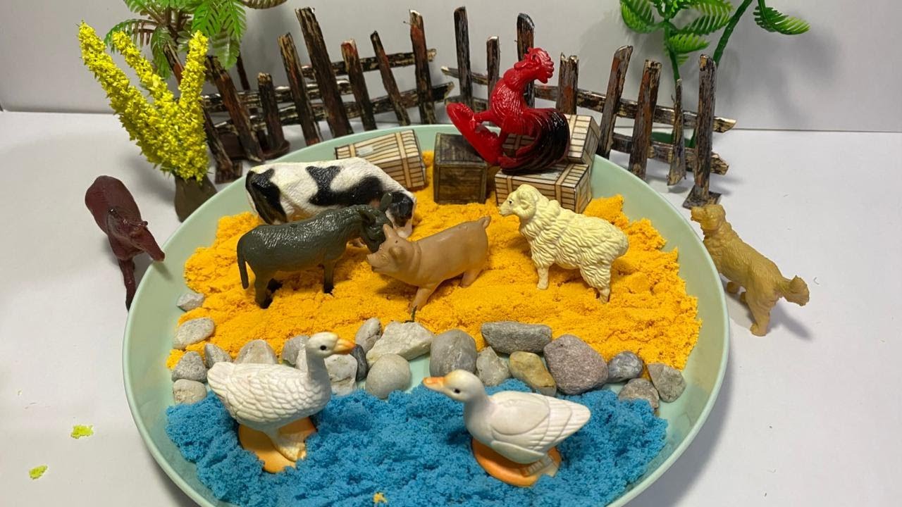 Satisfying Mini Farm Animal ASMR Toy 🐄🐐🐖 | Real Sounds, No Talking | Soothing | Animal Toys ASMR