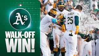 Famous A's win a WILD ONE in EXTRAS! Brent Rooker's 2nd homer of the game is a walkoff! ☀️ | MLB Highlights Profile