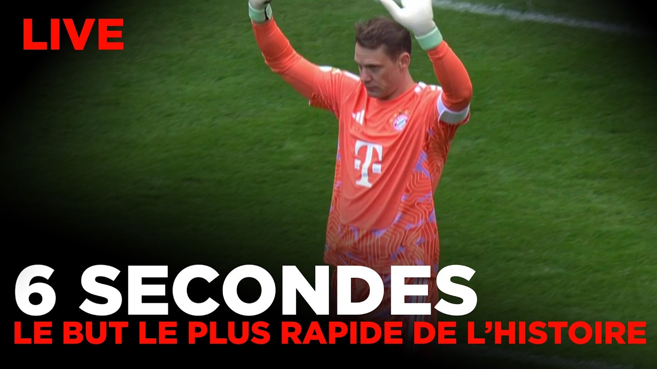 BOURDE MONUMENTALE de NEUER, le BAYERN encaisse le BUT le PLUS RAPIDE de l'HISTOIRE de la BUNDESLIGA