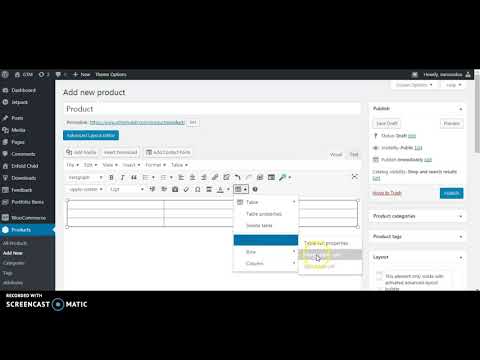 Merge table cells - TinyMCE Plugin for WordPress