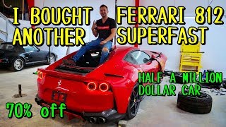 Purchased another wrecked 812 ferrari from salvage auction, will be
making a rebuild video of the car so stay tuned for progress. thank
you