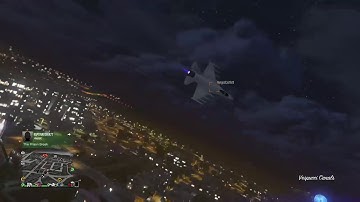 GTA Online - shooting a tryhard outta his jet with Akula