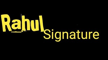 Rahul Name Signature Style || Letter R  Signature Style || How to Write R in English Calligraphy