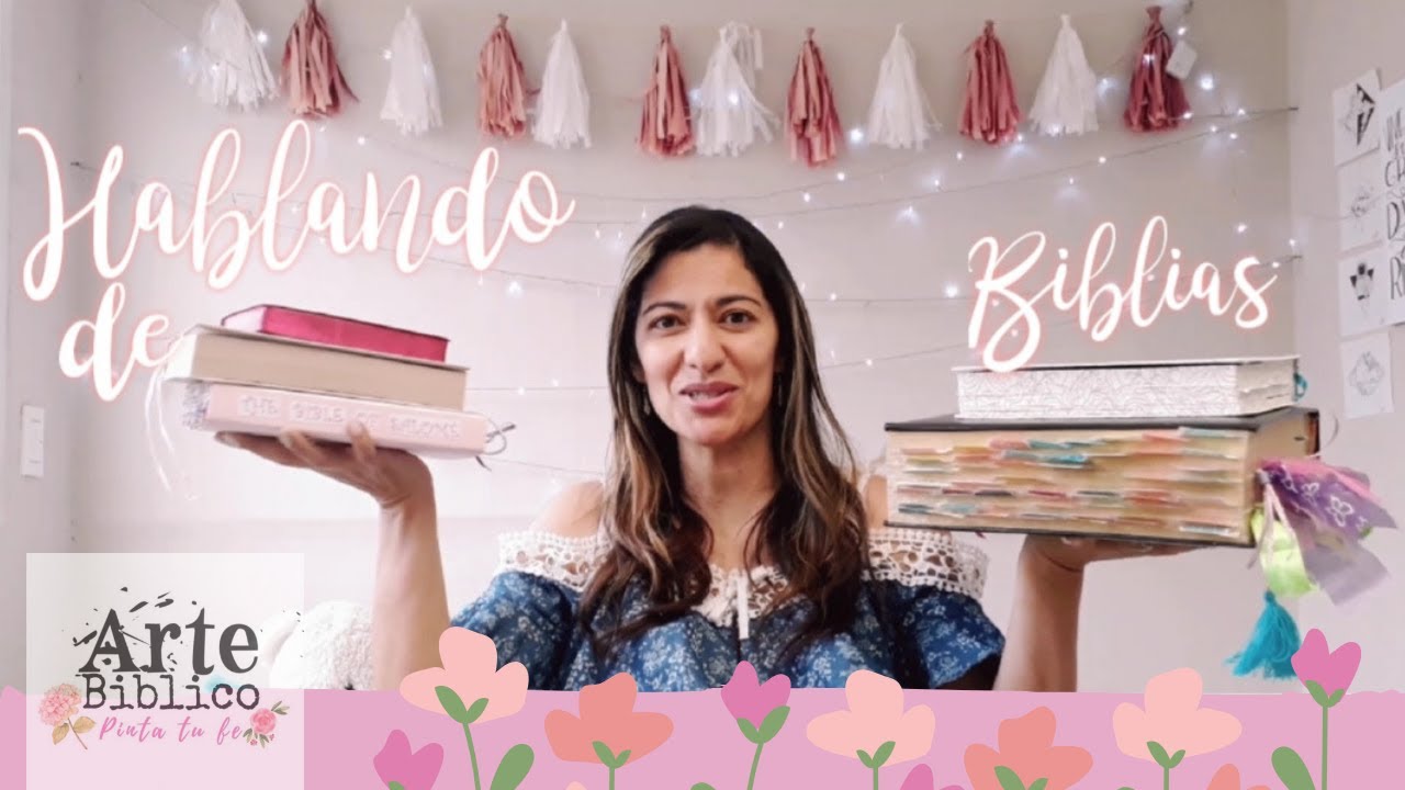 Biblia de apuntes Versión ilustrada, y otras para realizar ( Bible Journaling). Hablemos de Biblias