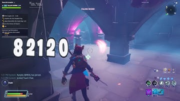 Solo timed run on the crypts dungeon Fortnite STW