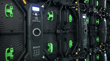 Huasuny X Panel XO Panel Cable Clear LED Screen Curved shape Optional