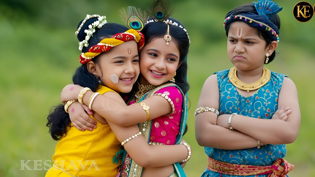 जब बाल कान्हा–राधा का प्रेम देखकर बलराम को आया तेज़ क्रोध || YMKN || Shree Krishan Leela