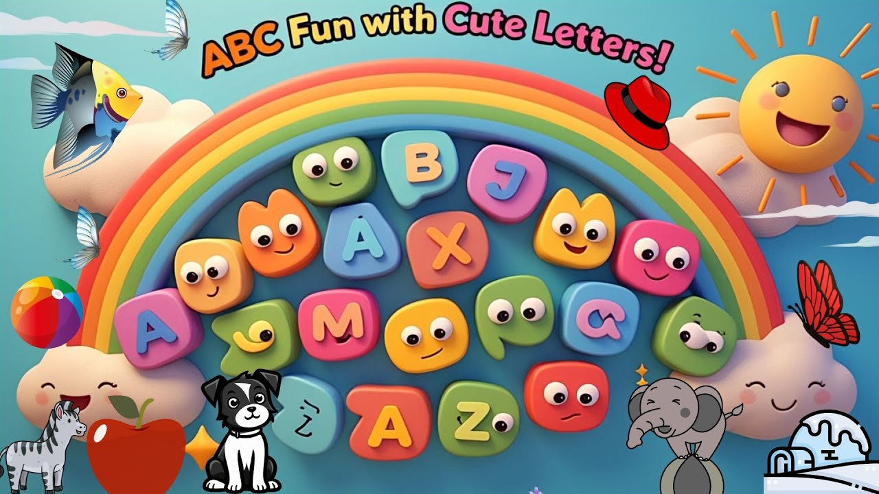 ABC Alphabet Song for Kids | A to Z Learning with Fun Objects | abc ...