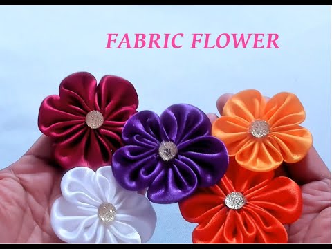 How to make a beautiful fabric flower