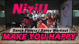 NiziU – 'MAKE YOU HAPPY' | Dance Fitness / Dance Workout By Golfy | คลาสเต้นออกกำลังกาย