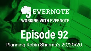 Working With Evernote | Ep 92 | Planning your 5AM 20/20/20.