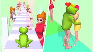FrogPrince Rush 👸❤️🐸 Gameplay All Levels iOS,Android Walkthrough Mobile Game New Alltrailer Level screenshot 5