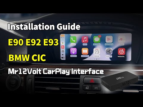 Bmw Cic Carplay Android Auto Installation E90 92 93 Youtube