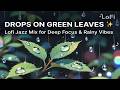 Drops on Green Leaves 🍃 | Lofi Jazz Mix for Deep Focus &amp; Rainy Vibes
