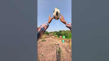 😱 Crazy🎈football 😮 challenge #shorts #video #parkour #stunt #running #jump #trending #youtubeshorts