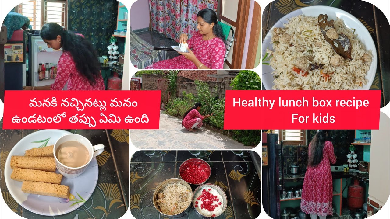 మనకు నచ్చినట్లు మనం ఉండటంలో తప్పు ఏమి లేదు కదా|అనుకుంటే ఏదైనా చేయగలం|simple&healthy lunchbox recipe