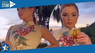Demi Rose toasts the new year with a glass of bubbly as she showcases her enviable curves 362967