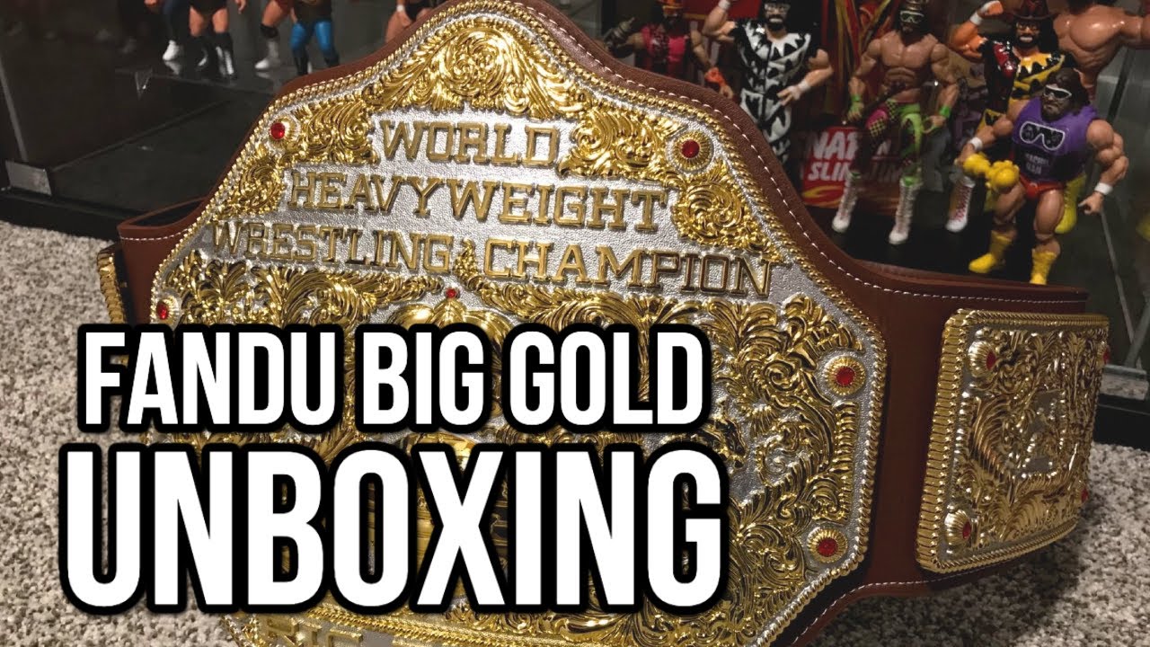 Fandu Big Gold Belt Unboxing & Review (Dual Plated)