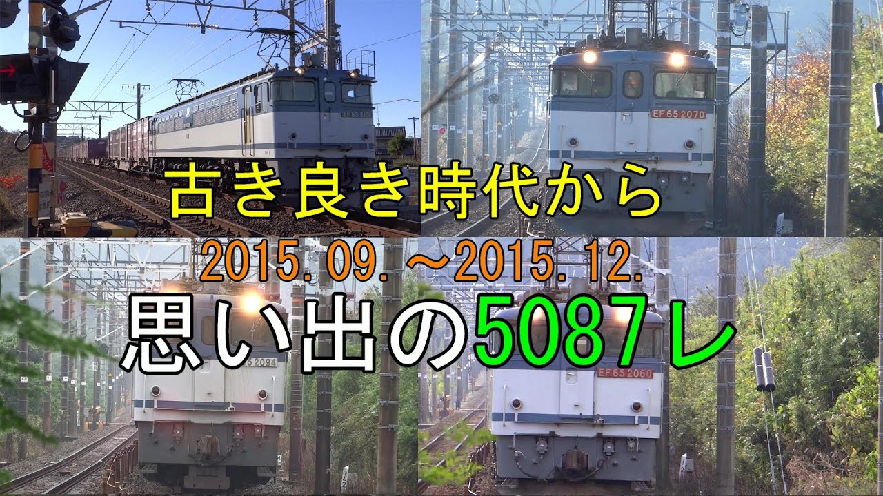 JR貨物 東海道本線から姿消したEF65電気機関車 赤プレート・青プレート