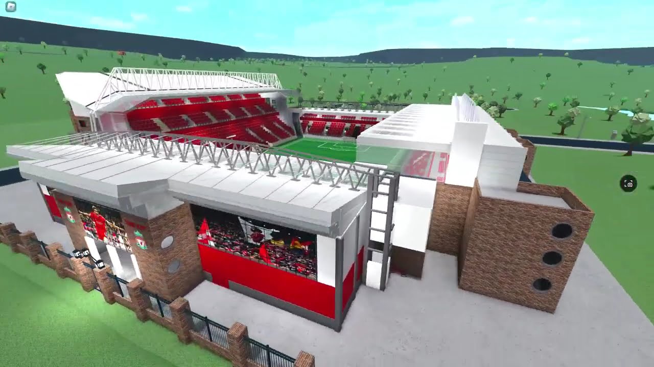 Anfield Stadium Roblox Bloxburg YouTube 