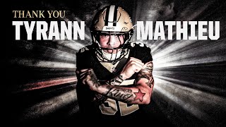 Tyrann Mathieu Retirement Tribute | New Orleans Saints