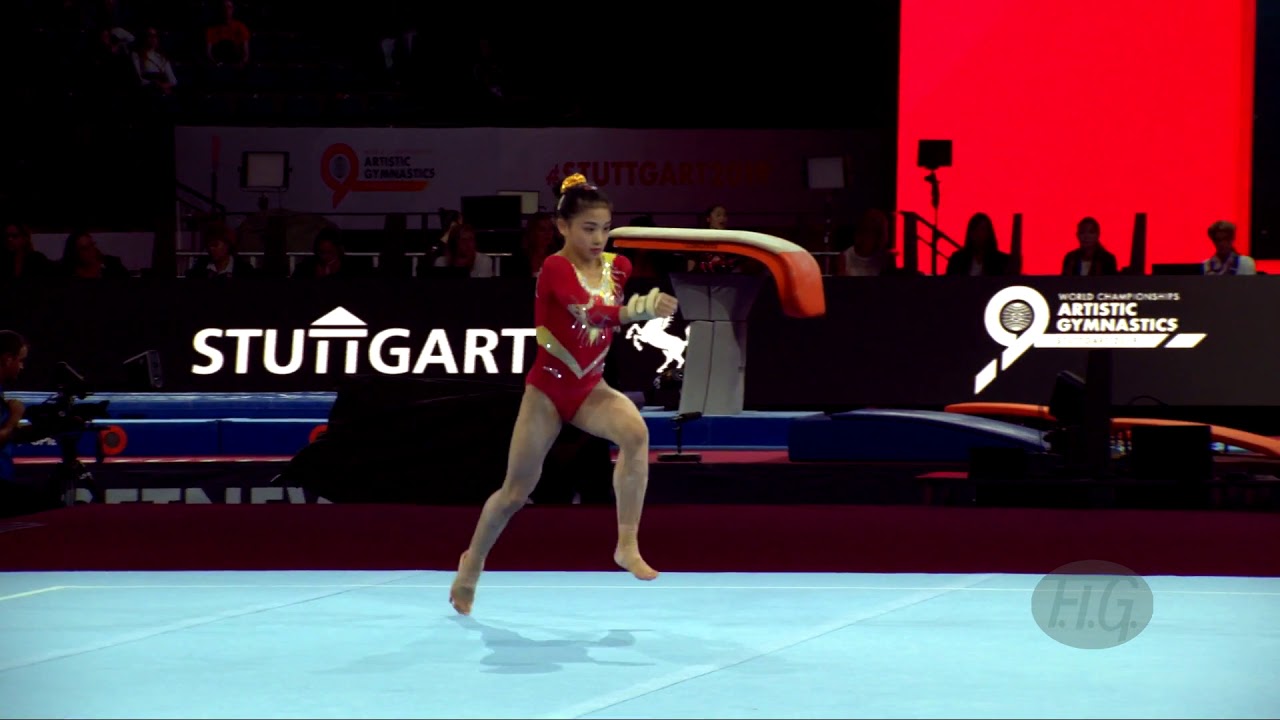 LI Shijia (CHN) - 2019 Artistic Worlds, Stuttgart (GER) - Qualifications Floor Exercise
