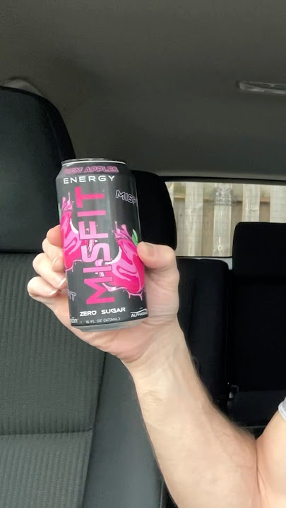 This Energy Drink Is Underrated! | Misfit Energy Drink REVIEW | Them Apples 🍎 (shorts)