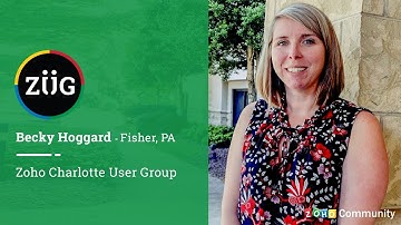 Charlotte Zoho User Group - Becky Hoggard on Zoho User Group meetups