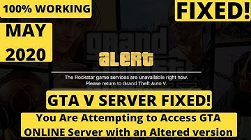 GTA V Server Error Fixed | GTA 5 Servers Down |You Are Attempting to Access GTA ONLINE Server |