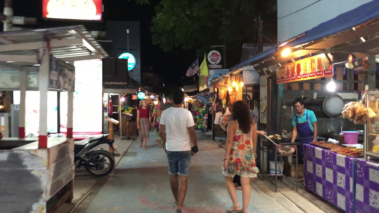 Koh Lipe Walking Street Nightlife Bars, Street Food and Restaurants