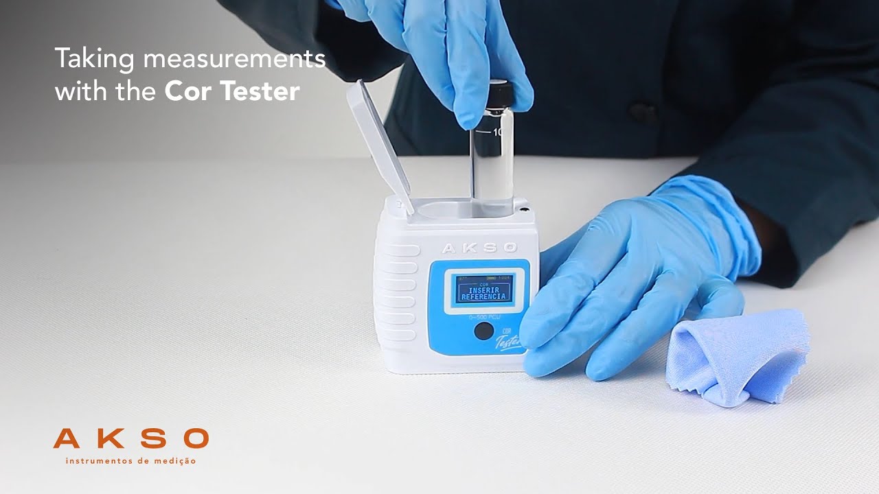 Learn how to measure with the AK42 Color Tester! - YouTube