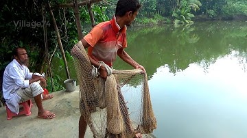Unbelievable Cast Net Fishing Videos।Catching Lot of fish by cast net। Net fishing videos(part-381)