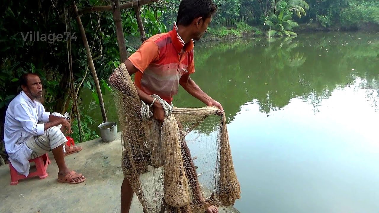 Unbelievable Cast Net Fishing Videos।Catching Lot of fish by cast net। Net fishing videos(part-381)